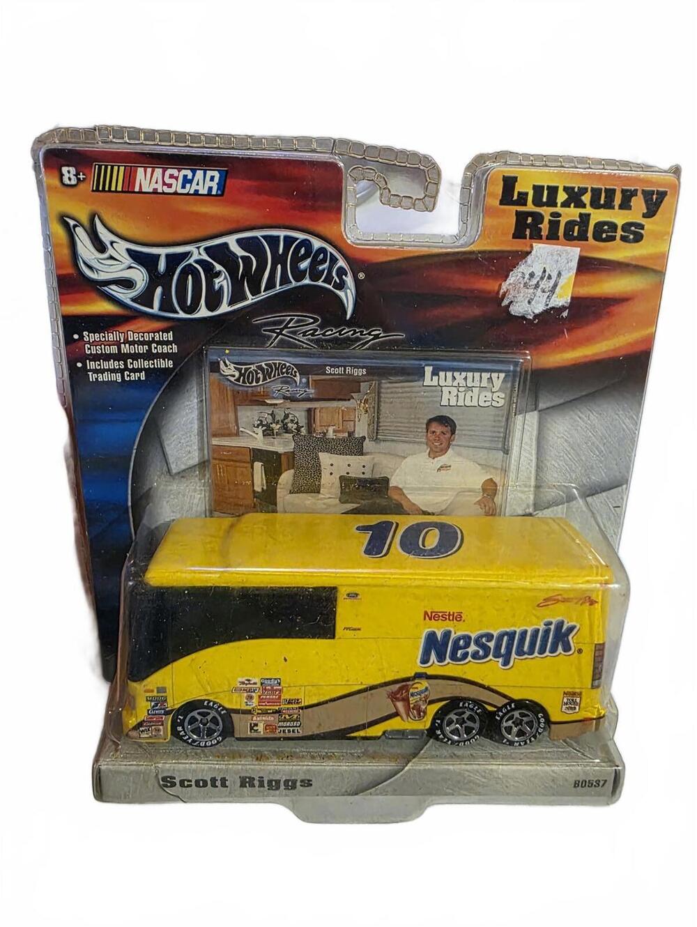 Hot Wheels Racing Luxury Rides Scott Riggs Nesquik Custom Motor Coach